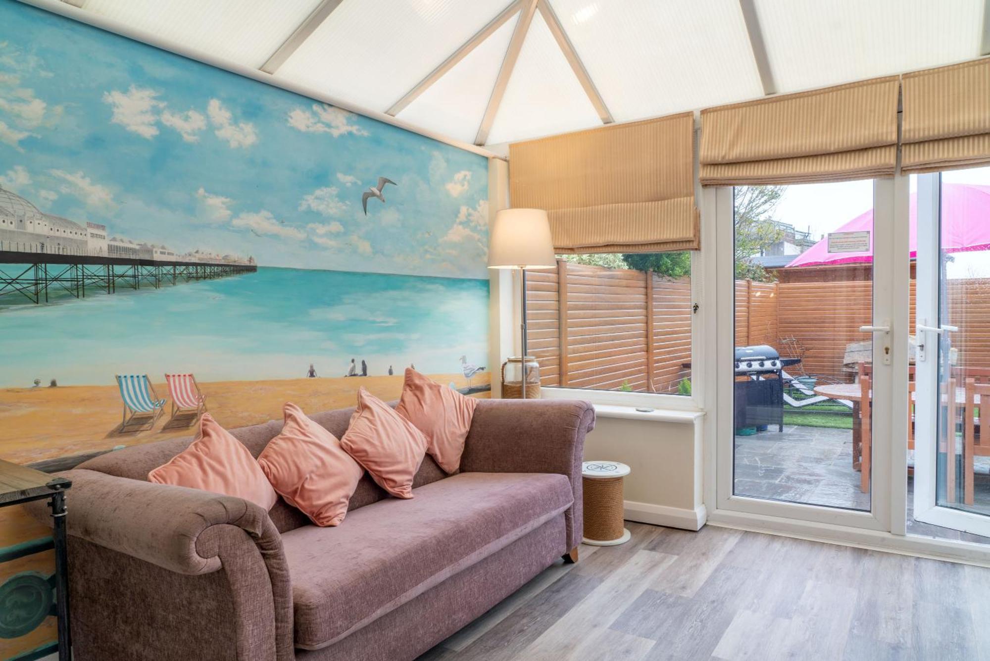 Sunny Queens Park Home - Garden & Private Parking Brighton Екстер'єр фото